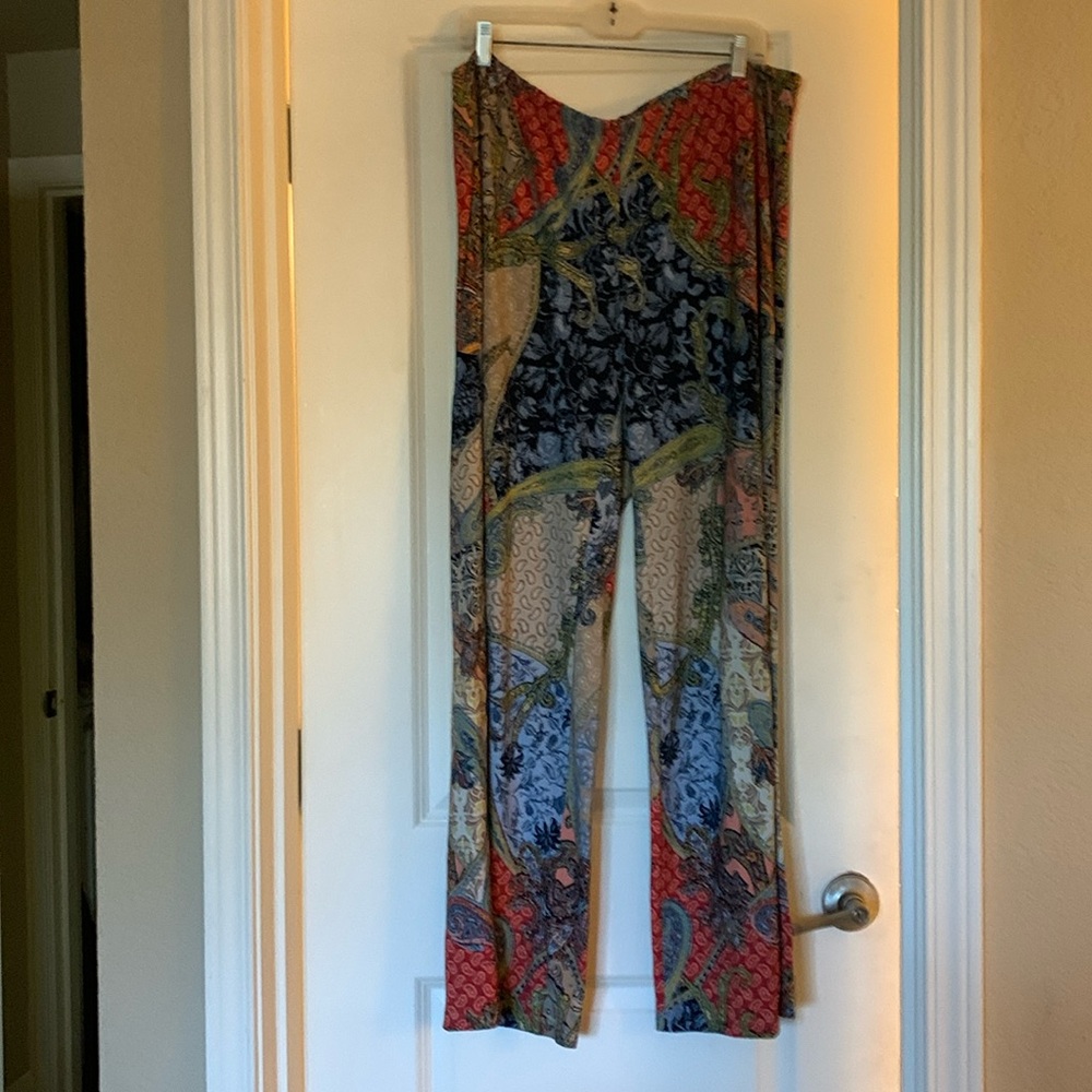 Geometric paisley Palazzo pants